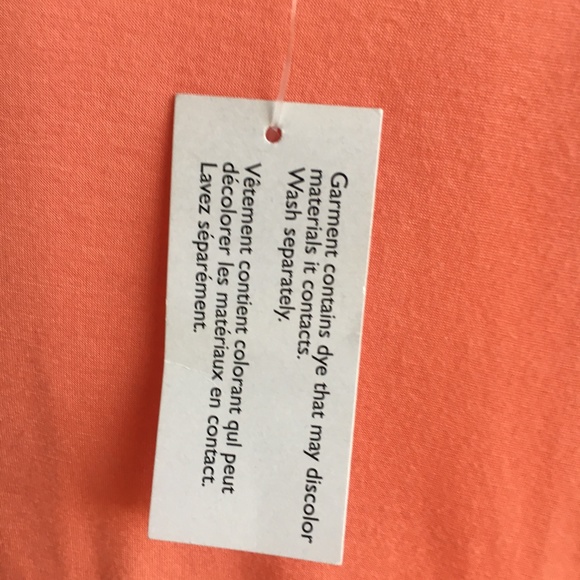 NWT Silence + noise Coral Long Sleeve Tee Crewneck - Picture 7 of 8